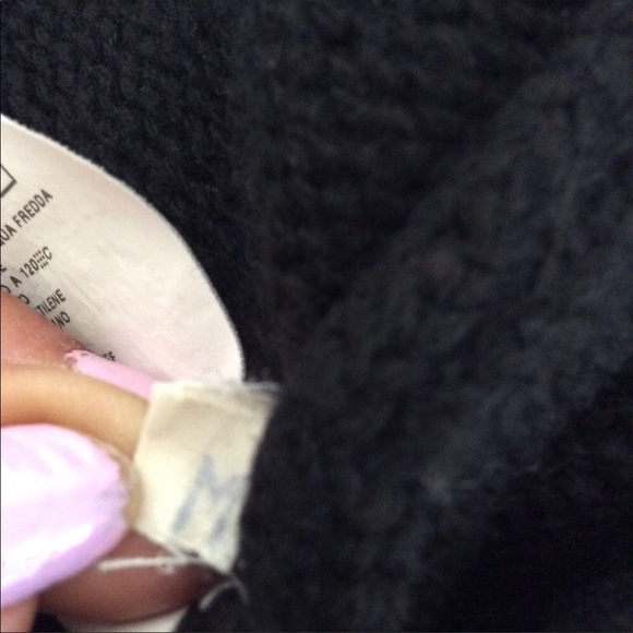 MAX MARA BLACK WOOL CASHMERE V NECK SWEATER MEDIUM - Picture 8 of 8